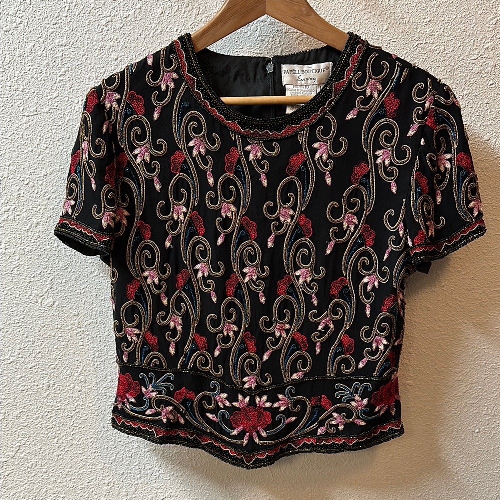 VTG Papéll Boutique Evening 100% silk